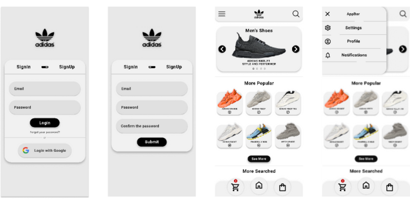 ADIDAS LAYOUT